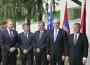 Serbia's,Turkey's and Bosnia's presidents pose for a group photo before a meeting in Karadjordjevo Serbia's,Turkey's and Bosnia's presidents pose for a group photo before a meeting in Karadjordjevo