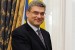 Romanian Foreign Minister Baconschi shakes hands with his Ukrainian counterpart Gryshchenko during their meeting in Kiev