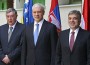 Serbia's President Tadic, Turkey's President Gull and Bosnia's President Radmanovic pose before a meeting in Karadjordjevo Serbia's President Tadic, Turkey's President Gull and Bosnia's President Radmanovic pose before a meeting in Karadjordjevo