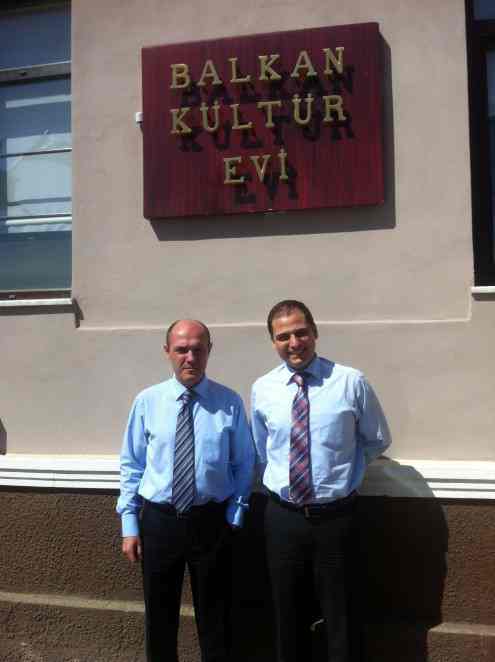 Bulgaristan'ın İstanbul Başkonsolosluğundan Konsoloslar Todor Petrov ve Radoslav Gergov